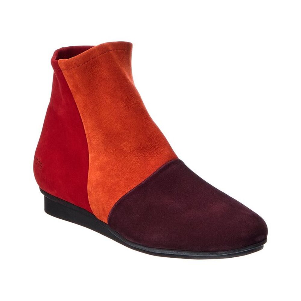 Arche Ninaty Leather Bootie, Orange